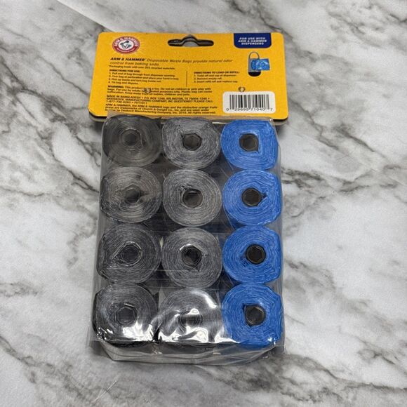 Arm & Hammer Disposable Dog Waste Bag Refills Fresh Scent 180Count - Picture 3 of 6